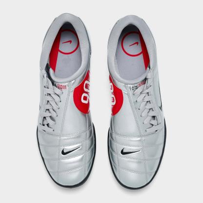 Men's Nike Total 90 Casual Shoes - Metallic Silver/Black