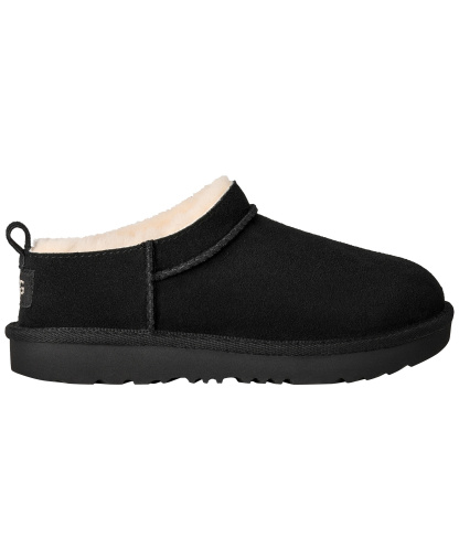 UGG® Kids' Classic Micro Slip-On Booties - Black