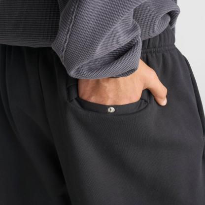Men's Nithtke Solo Swoosh Cuffed Sweatpants - Black/Sail