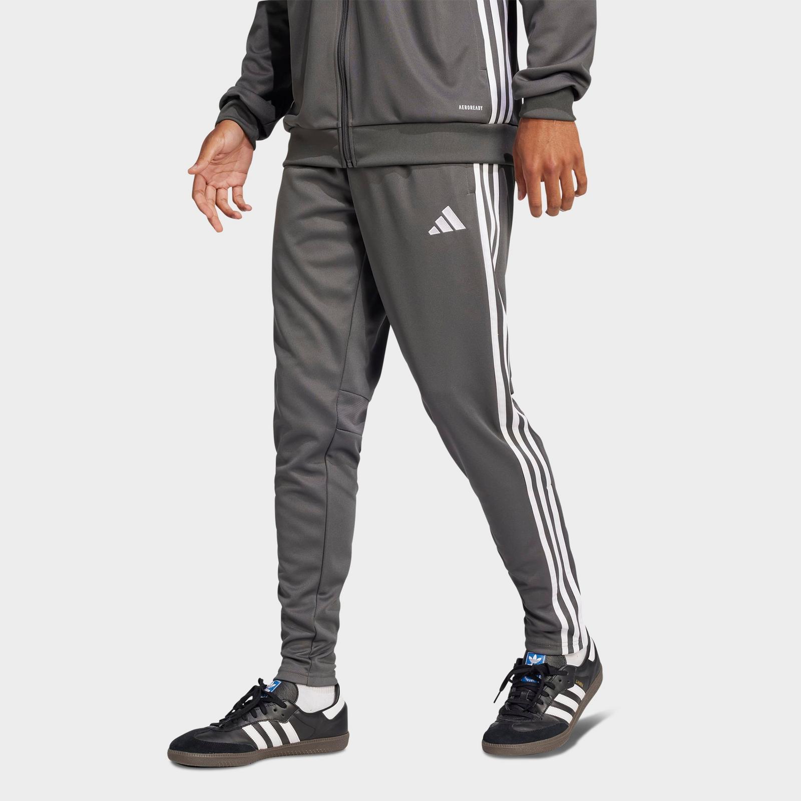 Men's adidas Tiro 25 Essentials Training Pants - Grey/White - view 1