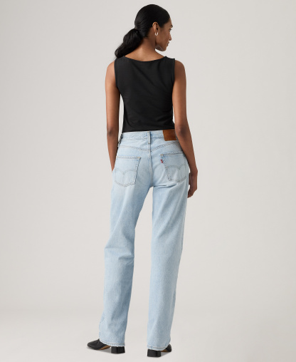 Levi's Premium Women's 501 90's Mid-Rise Straight-Fit Jeans 30" - Office Refresh