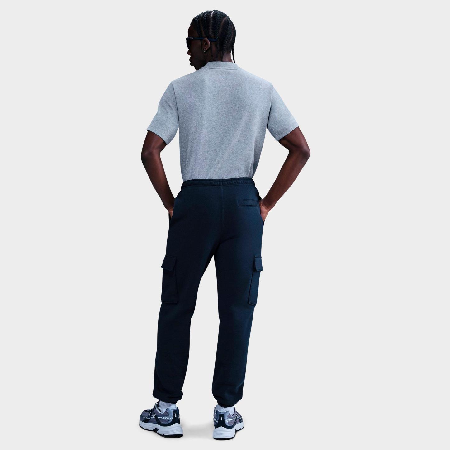 Men's Nithtke Club Fleece Cargo Jogger Pants - Obsidian/Obsidian/White