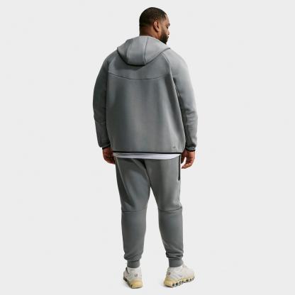 Men's Nithtke Tech Fleece Windrunner Full-Zip Hoodie - Part 1 - Smoke Grey/Football Blue