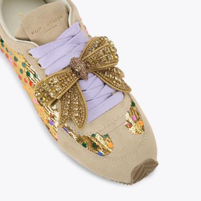 Kurt Geiger London Islington Bow Sneaker - Metallics - view 5