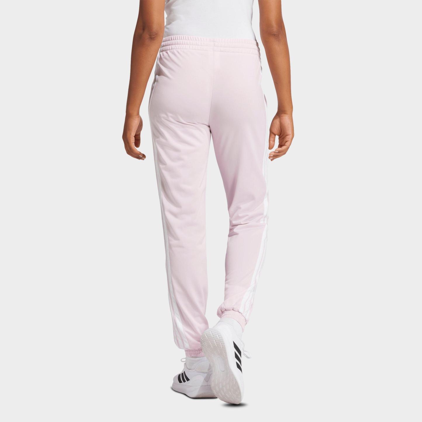 Women's adidas Essentials DAYREADY Tricot Tracksuit Pants - Clear Pink/White
