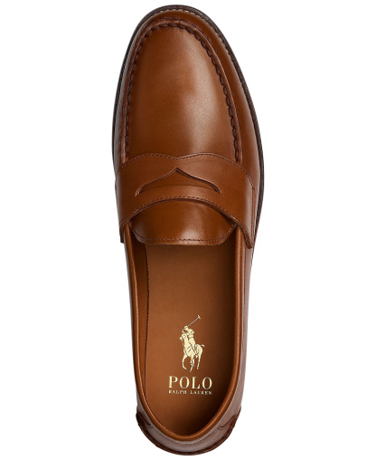 Polo Ralph Lauren Men's Alston Leather Penny Loafers - Tan