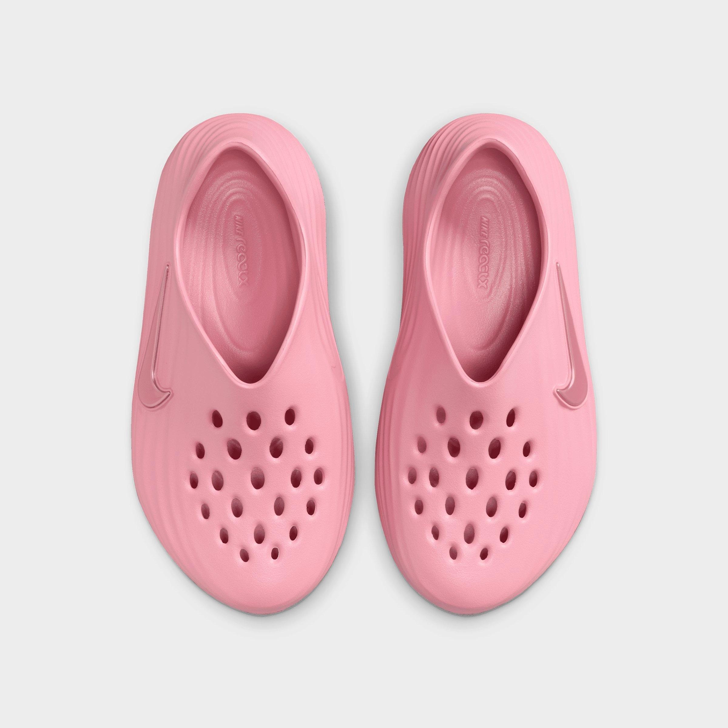 Big Kids' Nithtke ReactX Rejuven8 Recovery Casual Shoes - Elemental Pink/Elemental Pink/Elemental Pink - Top view
