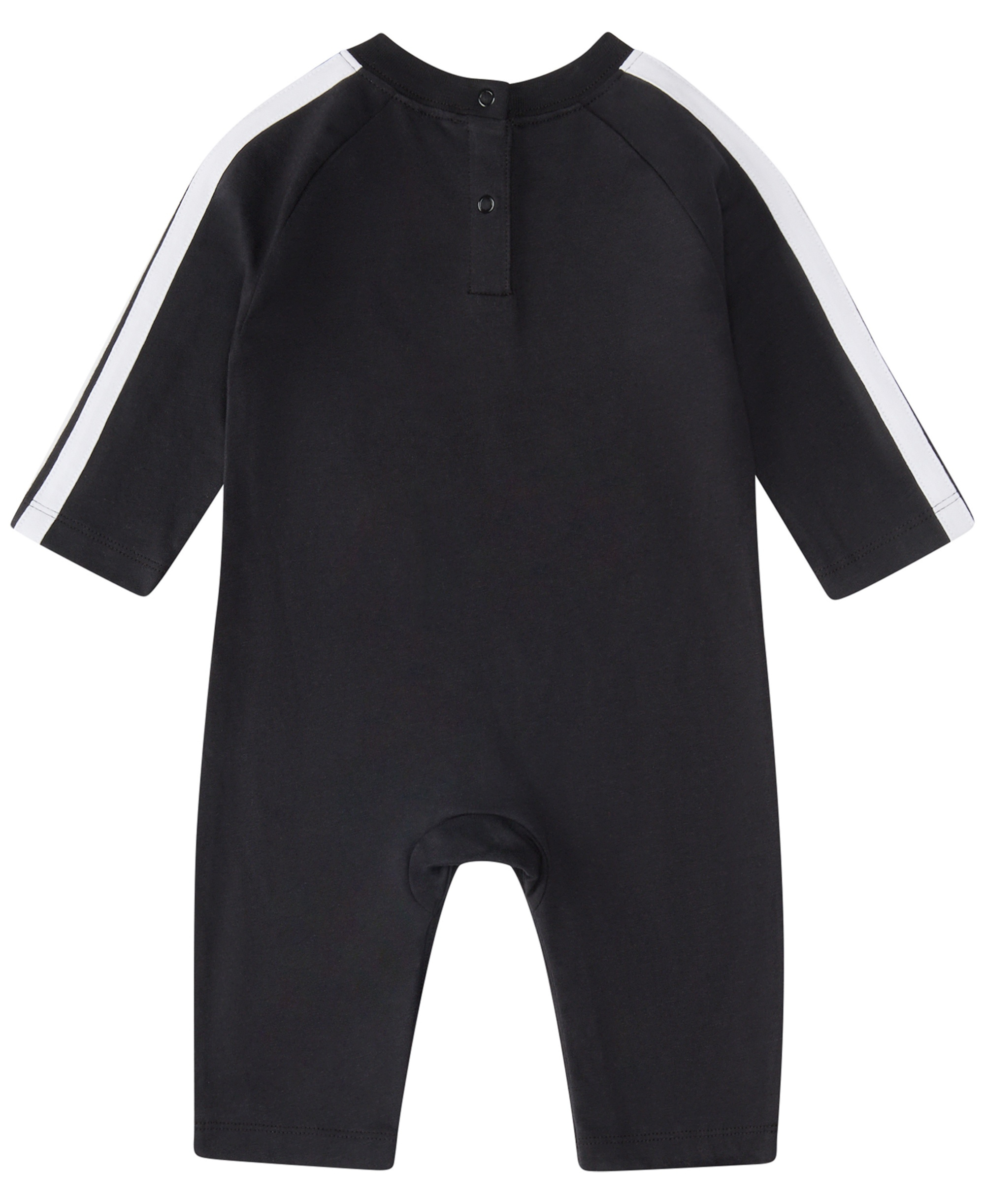 adidas Baby Boys' Classic Raglan Long-Sleeve Coverall - Black