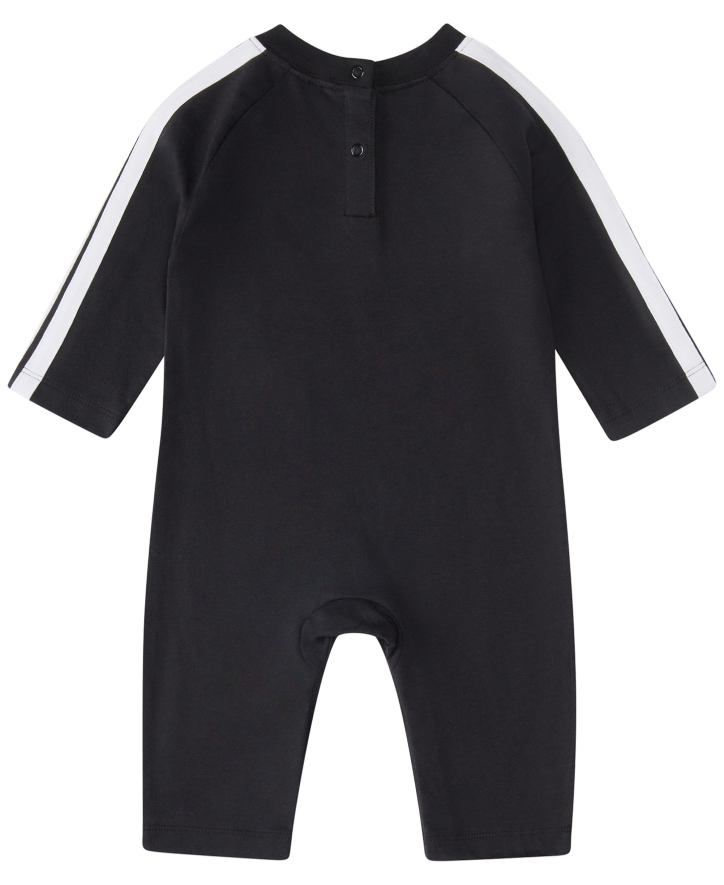 adidas Baby Boys' Classic Raglan Long-Sleeve Coverall - Black
