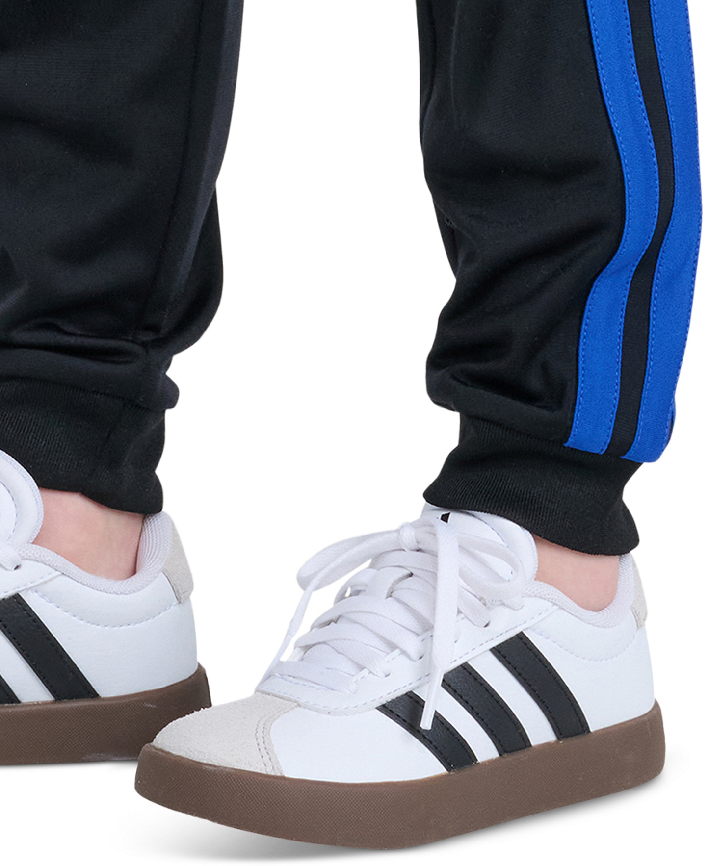adidas Boys' 8-20 Pull-On Jogger Pant - Black/Blue