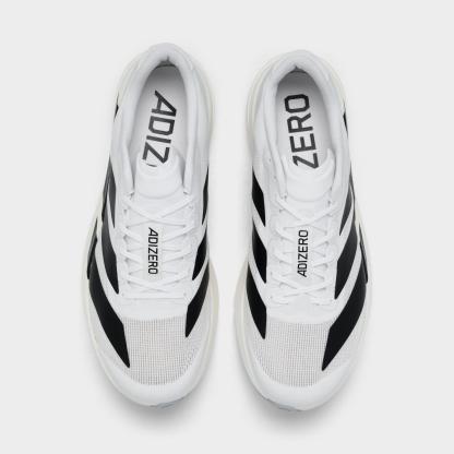 Men's adidas Adizero EVO SL Running Shoes - Part 2 - Cloud White/Core Black/Cloud White - Top view
