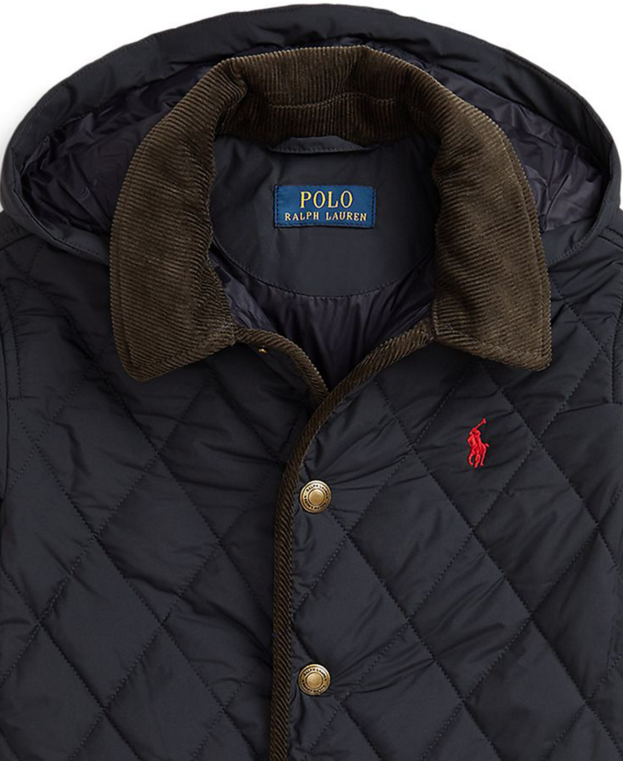Polo Ralph Lauren Boys' 8-20 Hooded Barn Jacket - Polo Black