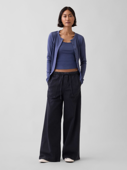 Modern Crop Cami - Sargassus blue