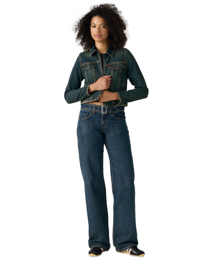 Levi's Women's Belted Superlow Loose Jeans - Silver Lode