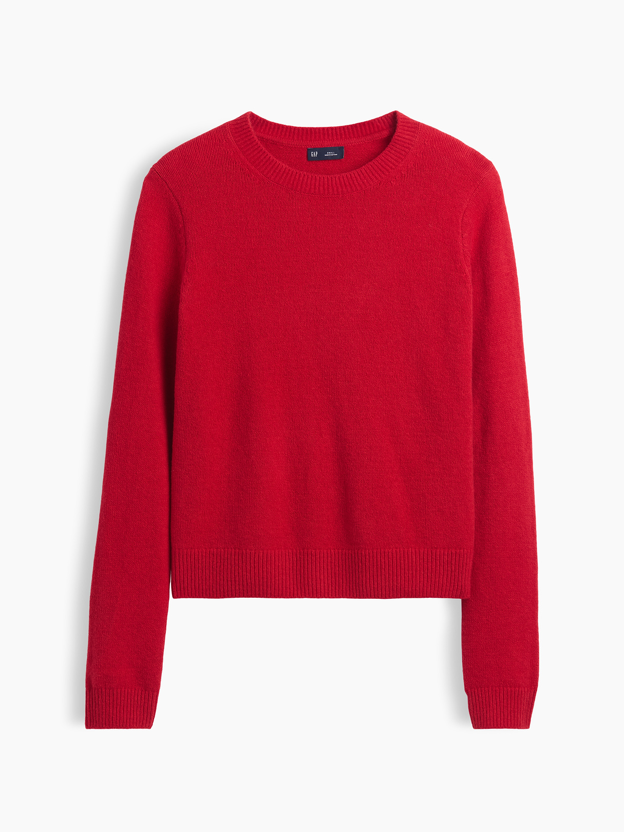 CashSoft Crew Sweater - Modern red