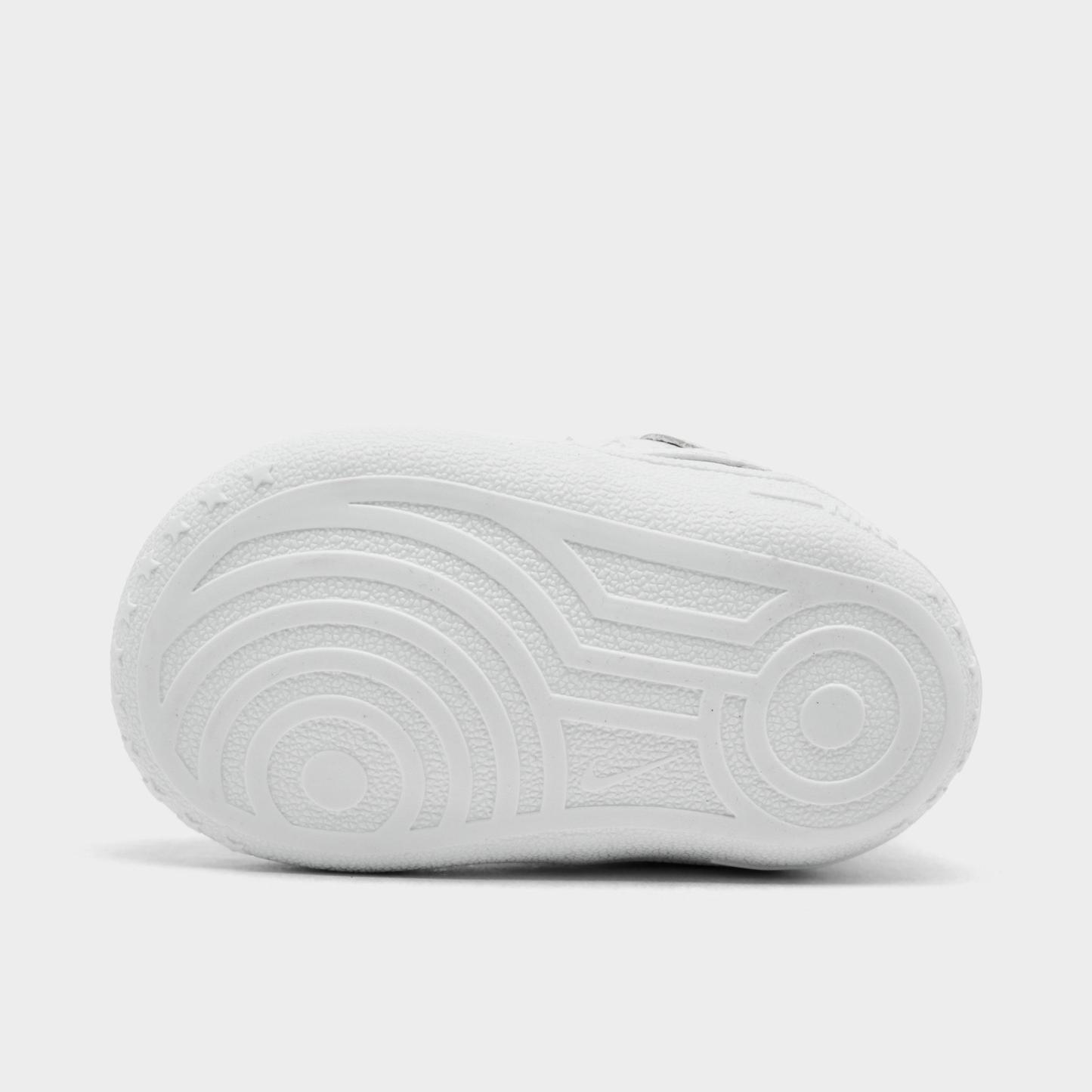 Infant Nithtke Air Force 1 Crib Casual Shoes - White/White - Bottom view