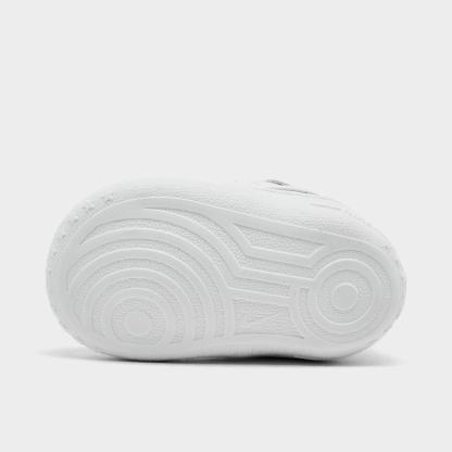 Infant Nithtke Air Force 1 Crib Casual Shoes - White/White - Bottom view