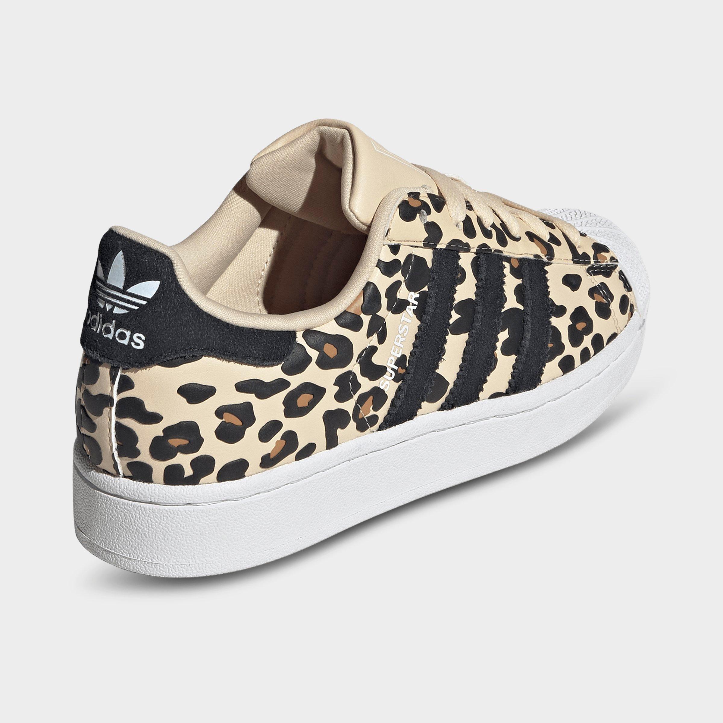 Big Kids' adidas Originals Superstar II Casual Shoes - Sand Strata/Black/White - Back view