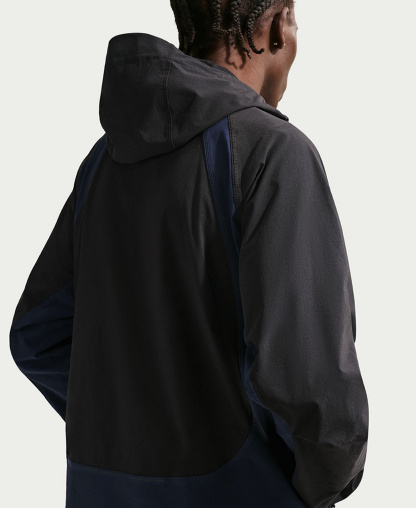 Nike Men's Tech Dri-FIT Full-Zip Windrunner Jacket - Black/Obsidian