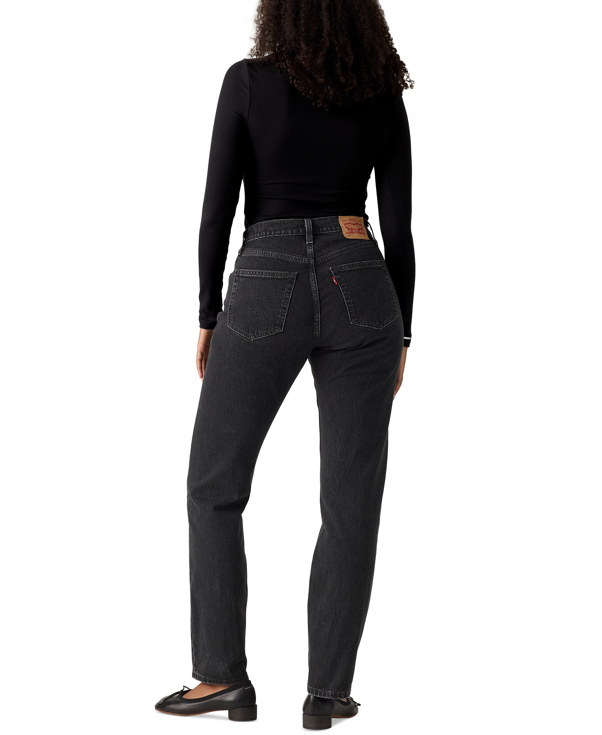 Levi's Women's 501 Curve High-Rise Straight-Leg Jeans - Memories Of You