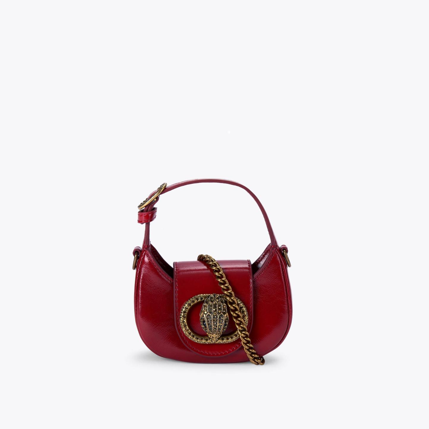 Kurt Geiger London Micro Chelsea Hobo Bag - Red