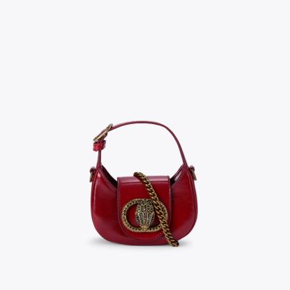 Kurt Geiger London Micro Chelsea Hobo Bag - Red