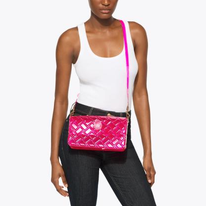 Kurt Geiger London Jelly Kensington Shoulder Bag - Pink - view 2