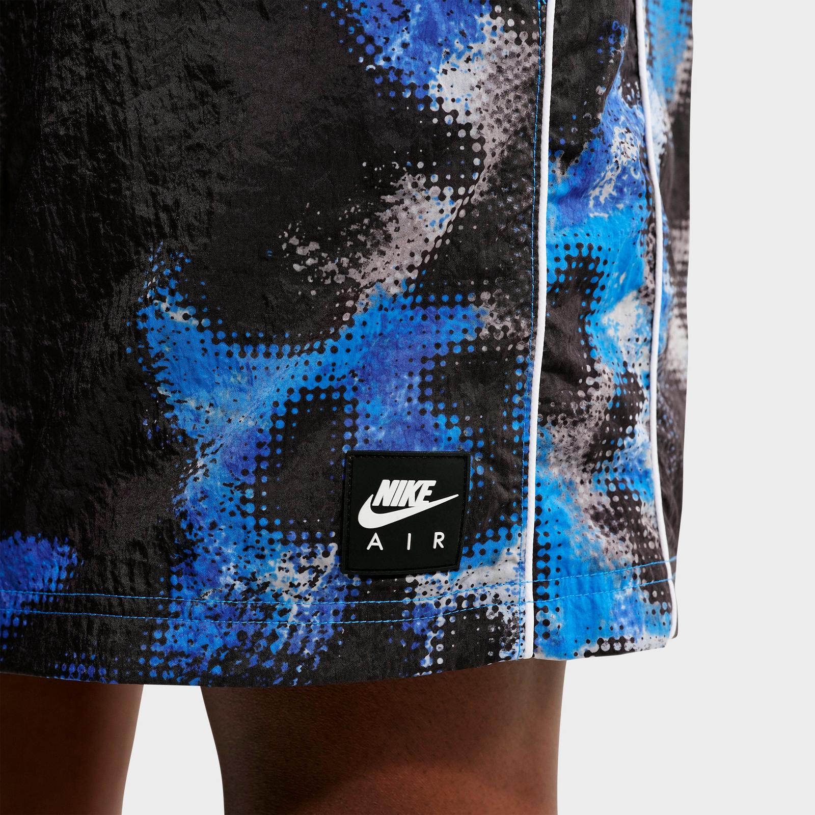 Men's Nike Air Printed Woven Shorts - Blue Crystal