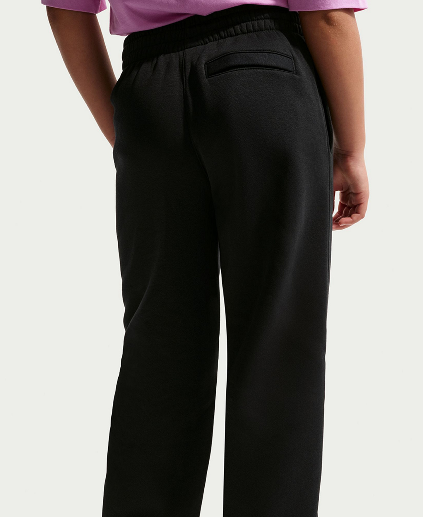 Nike Girls' and Boys' 7-20 Sportswear Loose Open-Hem Pants - Black