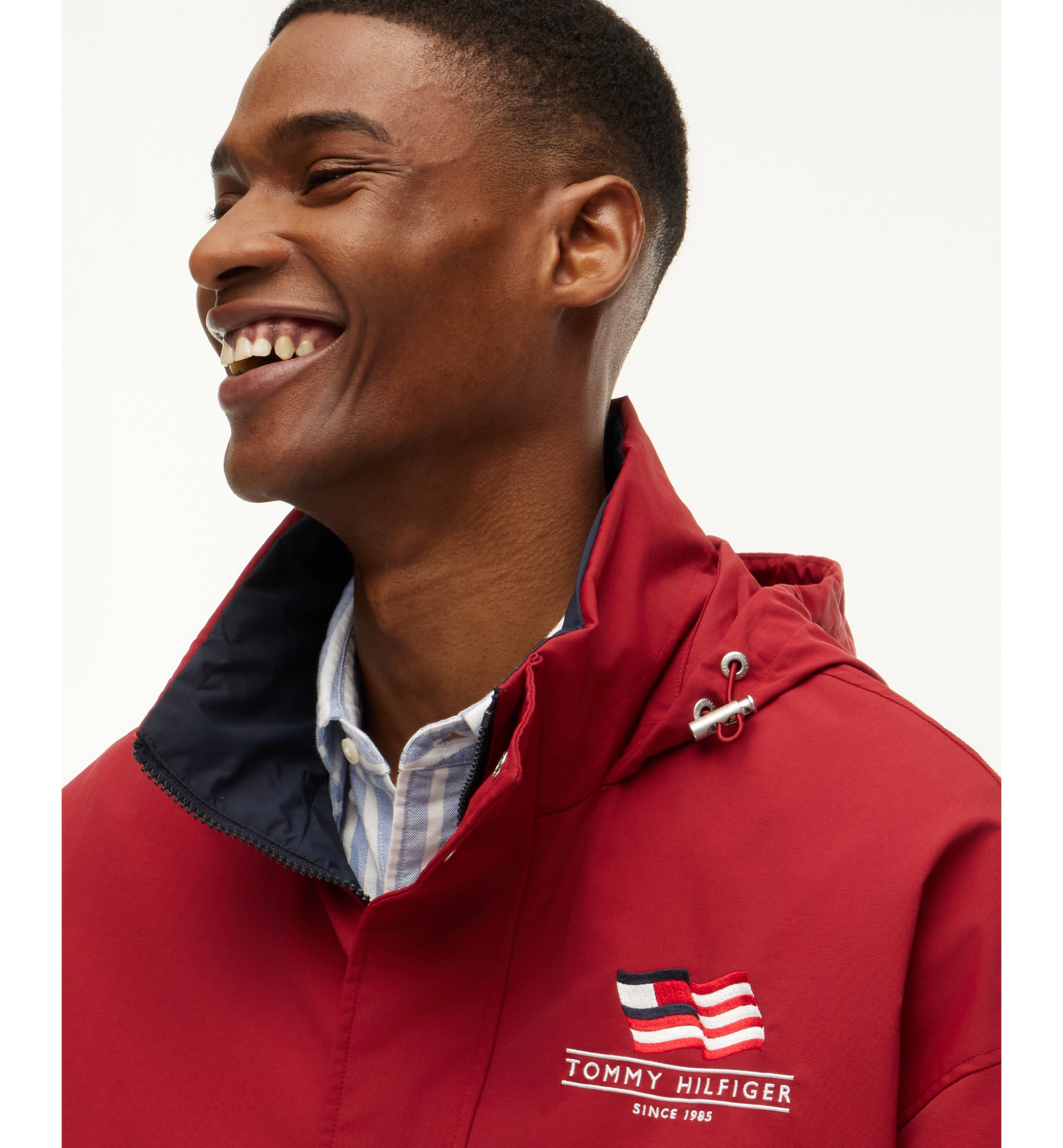 Tommy Hilfiger Men's RWB Reversible Regatta Jacket - Regatta Red