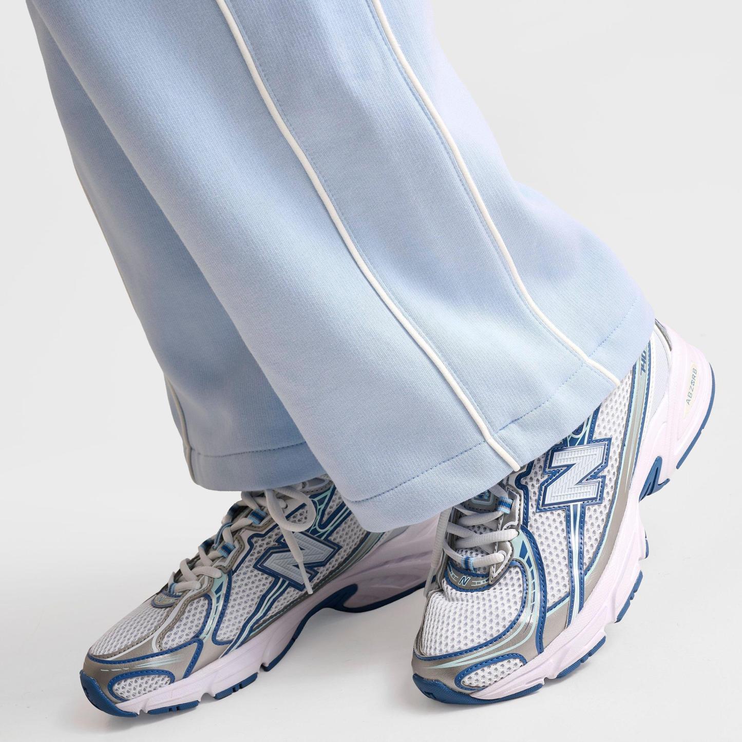 Women's New Balance Piped Wide-Leg Jogger Pants - Oxford Blue - view 6
