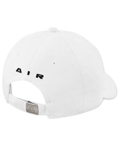 Jordan Boys' 8-20 Structured Strap Back Cap - White