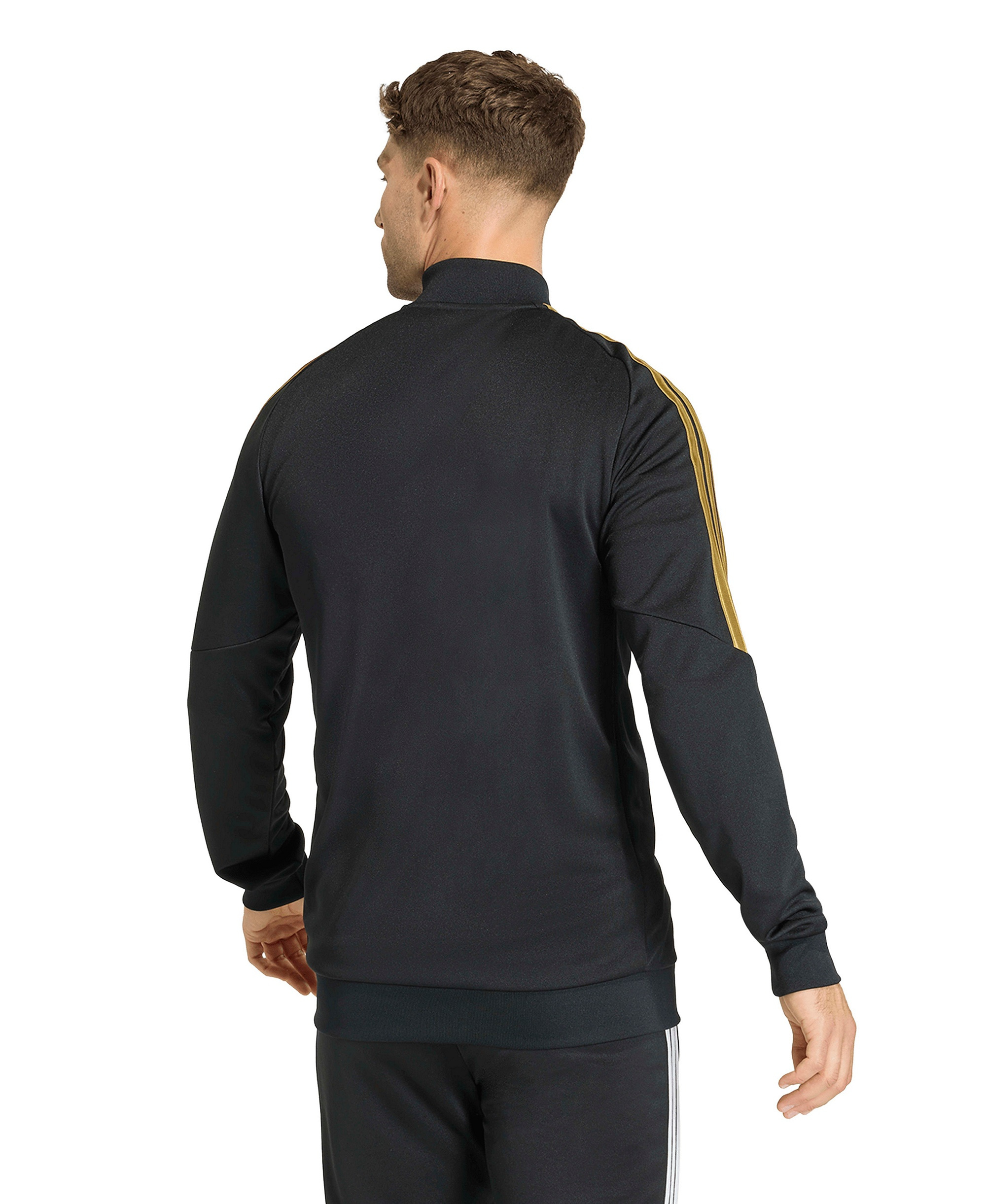 adidas Men's Metallic Tiro 26 League Stand-Up Collar Training Jacket - Black / Gold