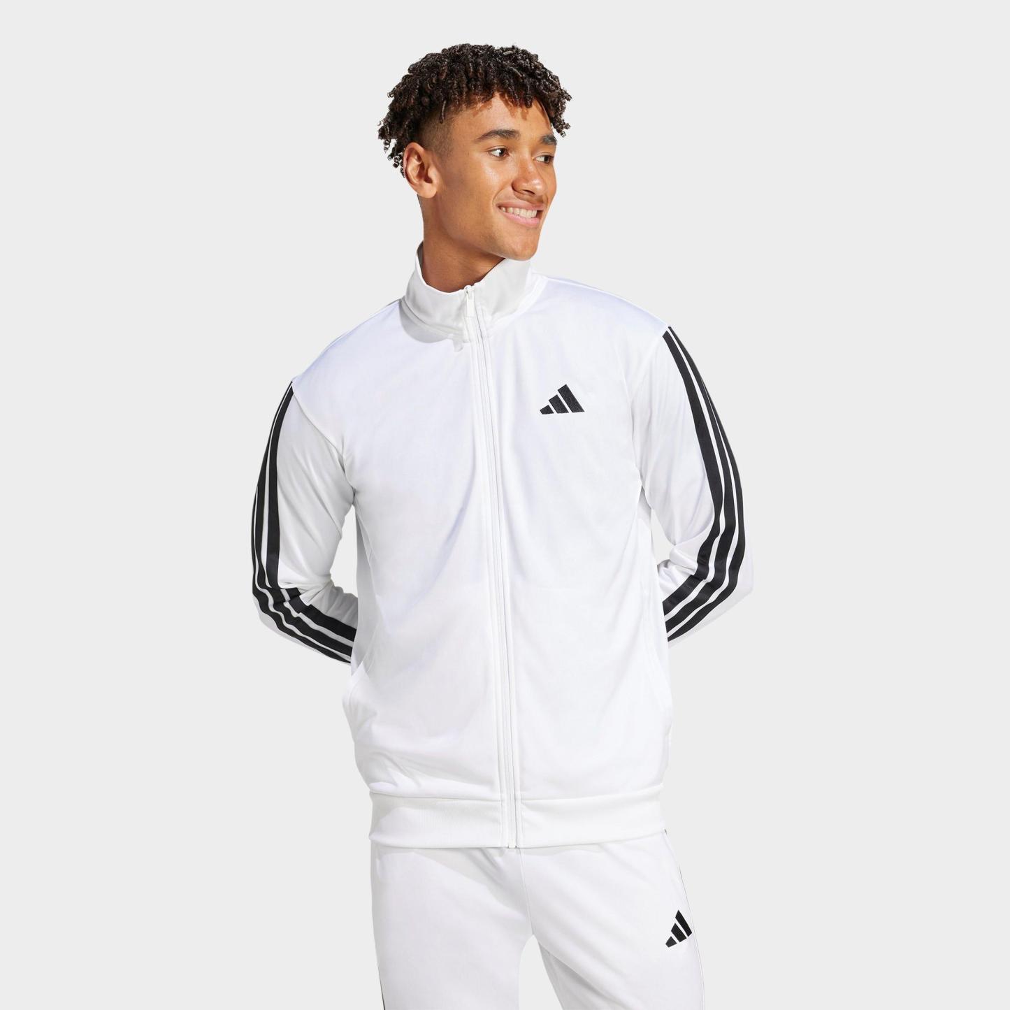 Men's adidas Dayready Full-Zip Track Jacket - White