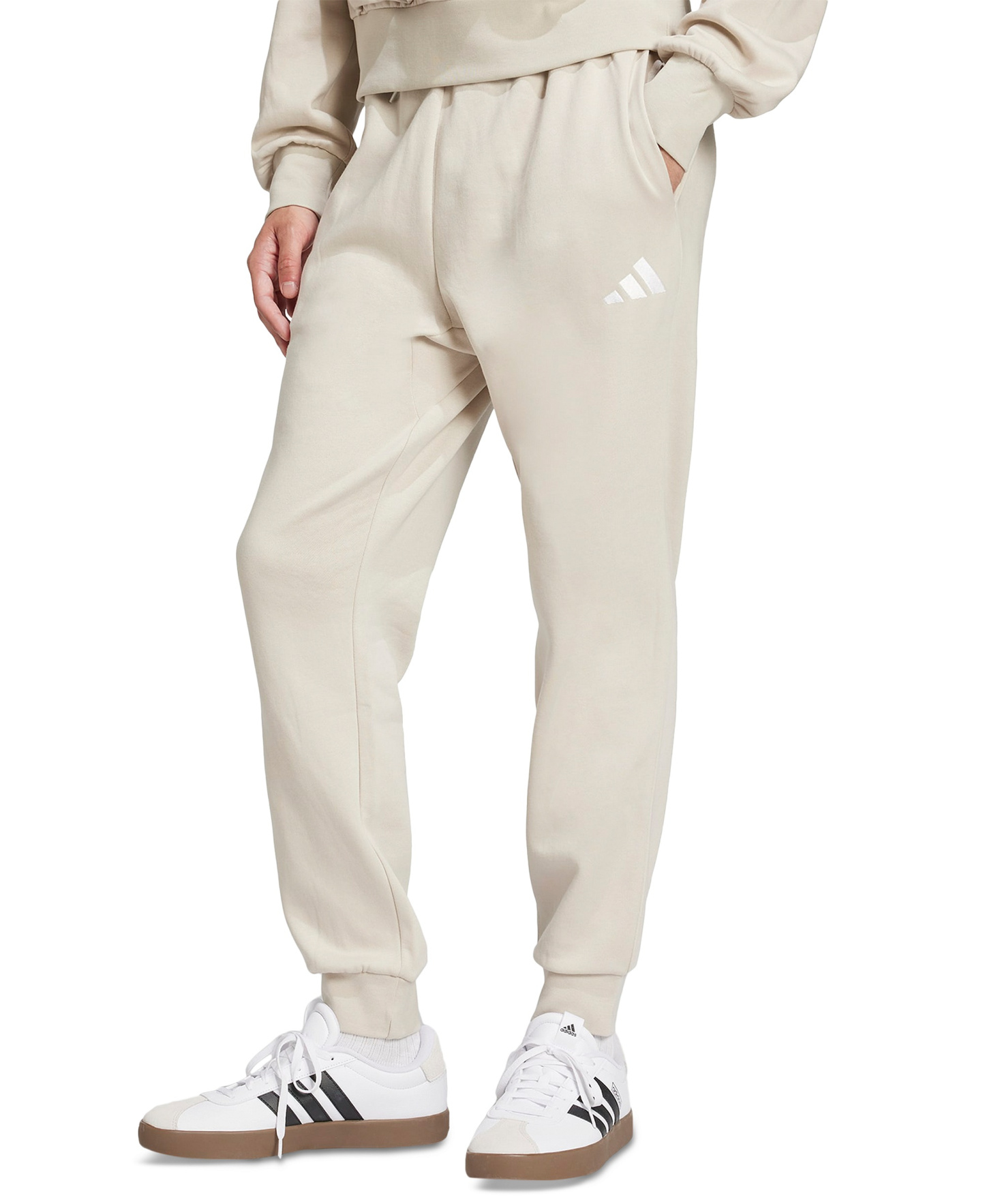 adidas Men's Essentials Feel Cozy Fleece Pants - Alumina