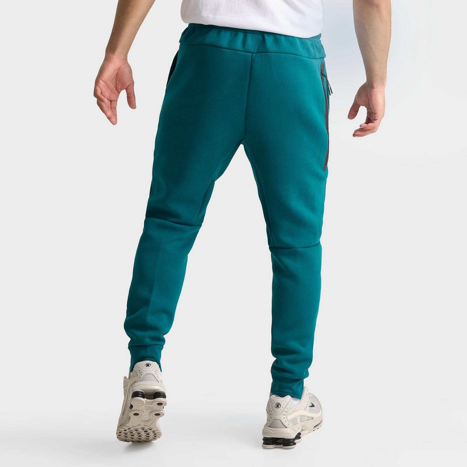 Men's Nike Brazil Soccer Tech Fleece Jogger Pants - Geode Teal/Midwest Gold