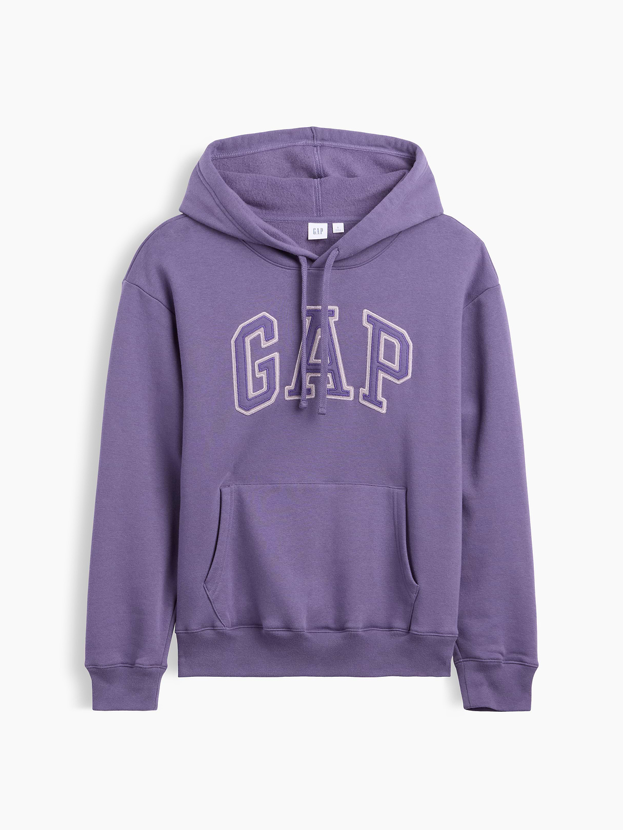 Relaxed Gap Logo Hoodie - Grape purple