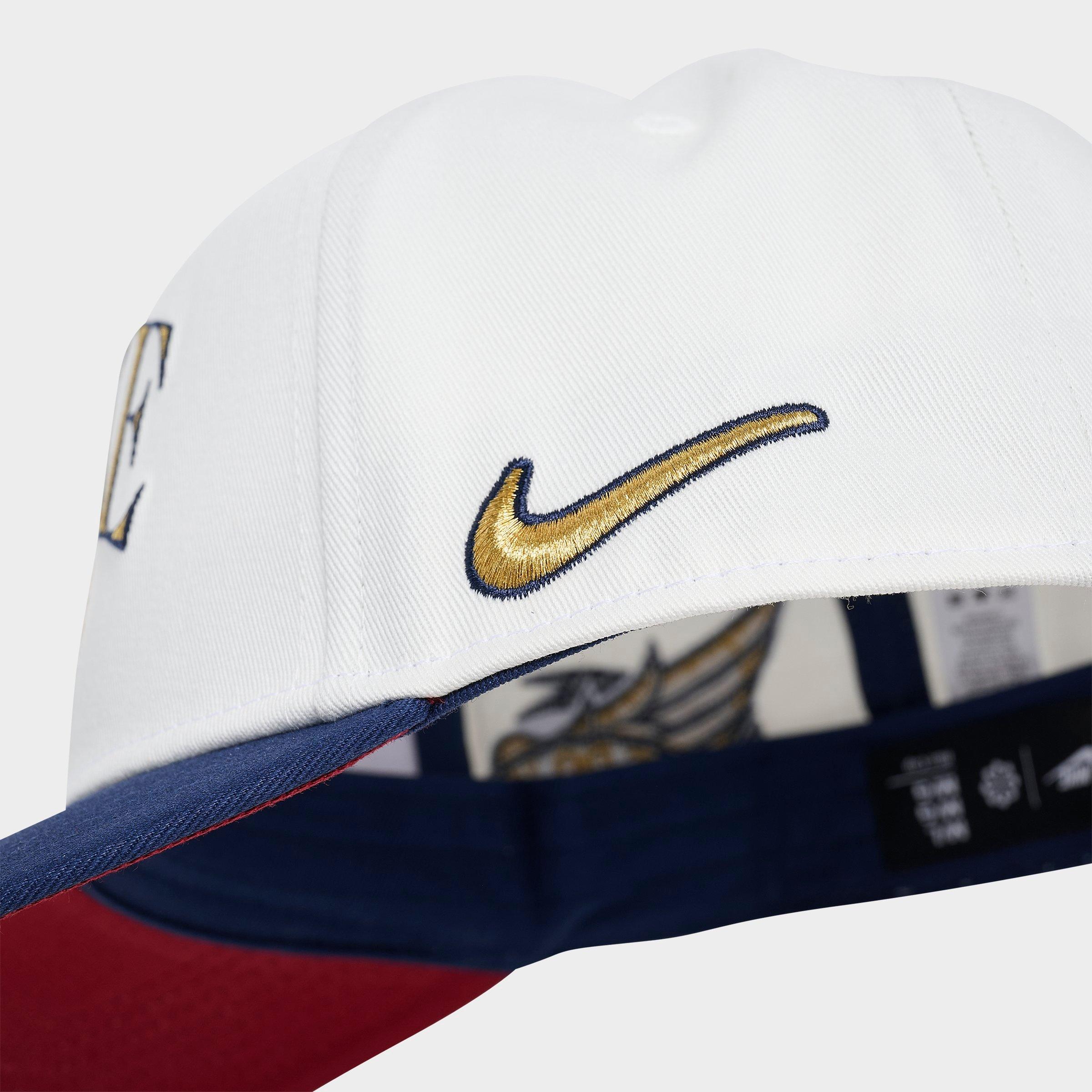 Nithtke Rise Structured A-Frame Snapback Hat - Sail/Midnight Navy/Team Crimson