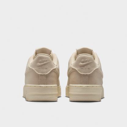 Big Kids' Nithtke Air Force 1 Low Casual Shoes - Beach/Coconut Milk/Sail/Beach - Back view