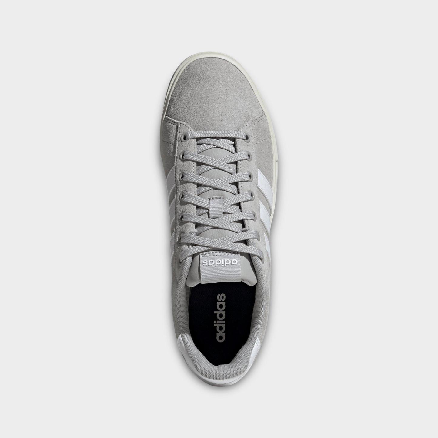 Men's adidas Daily 4.0 Casual Shoes (Big Kids' Sizes Available) - Part 2 - Grey/Cloud White/Off White - Top view