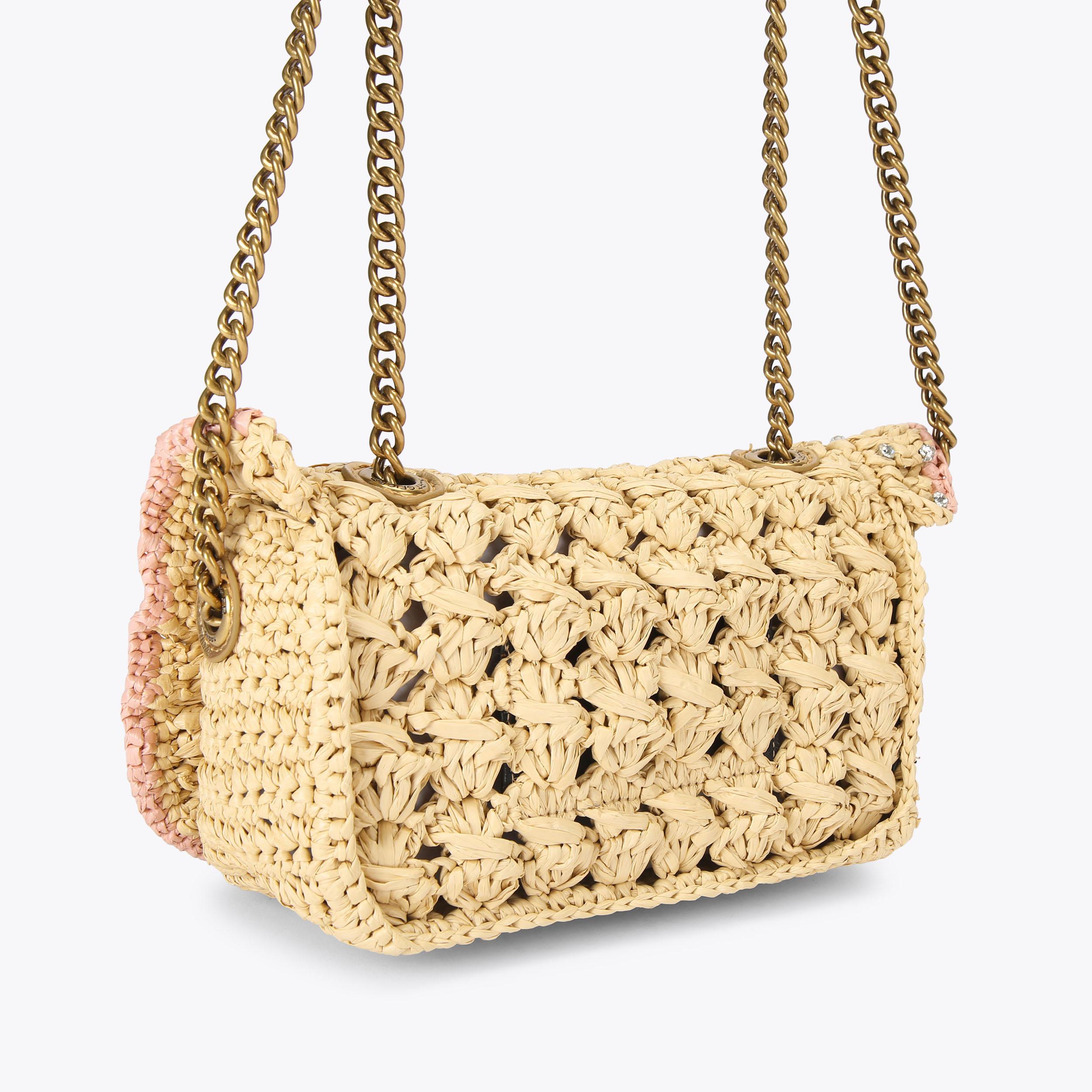 Kurt Geiger London Chelsea Small Ruffle Shoulder Bag - White - view 4