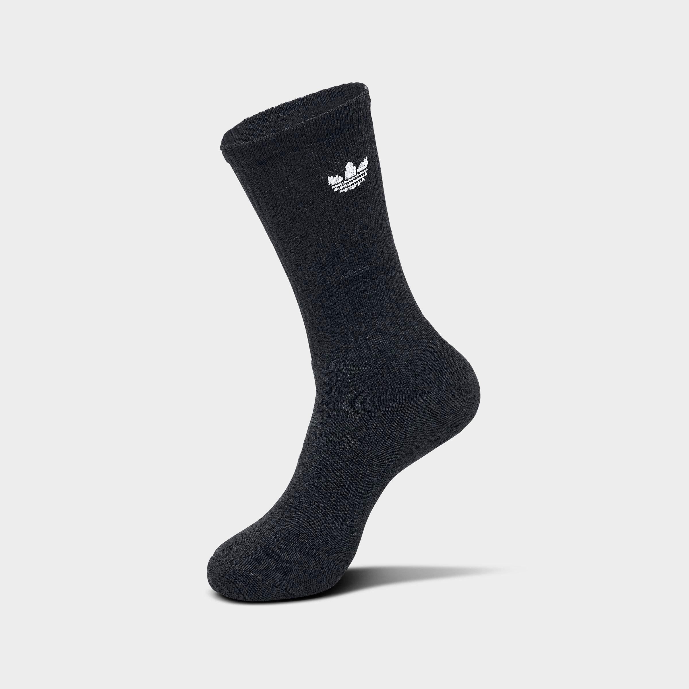 adidas Originals Trefoil 2.0 Crew Socks (6-Pack) - Black
