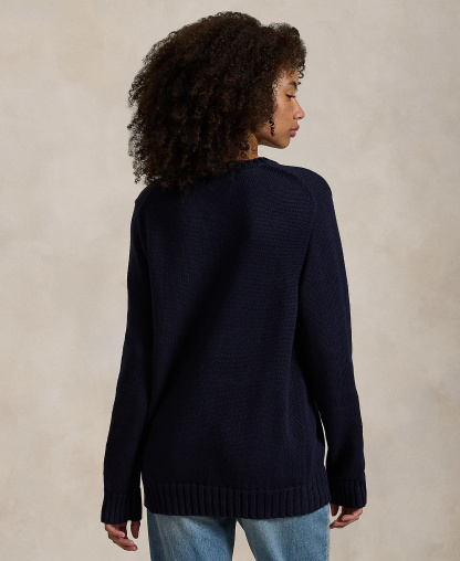 Polo Ralph Lauren Unisex The Iconic Flag Sweater - Blue