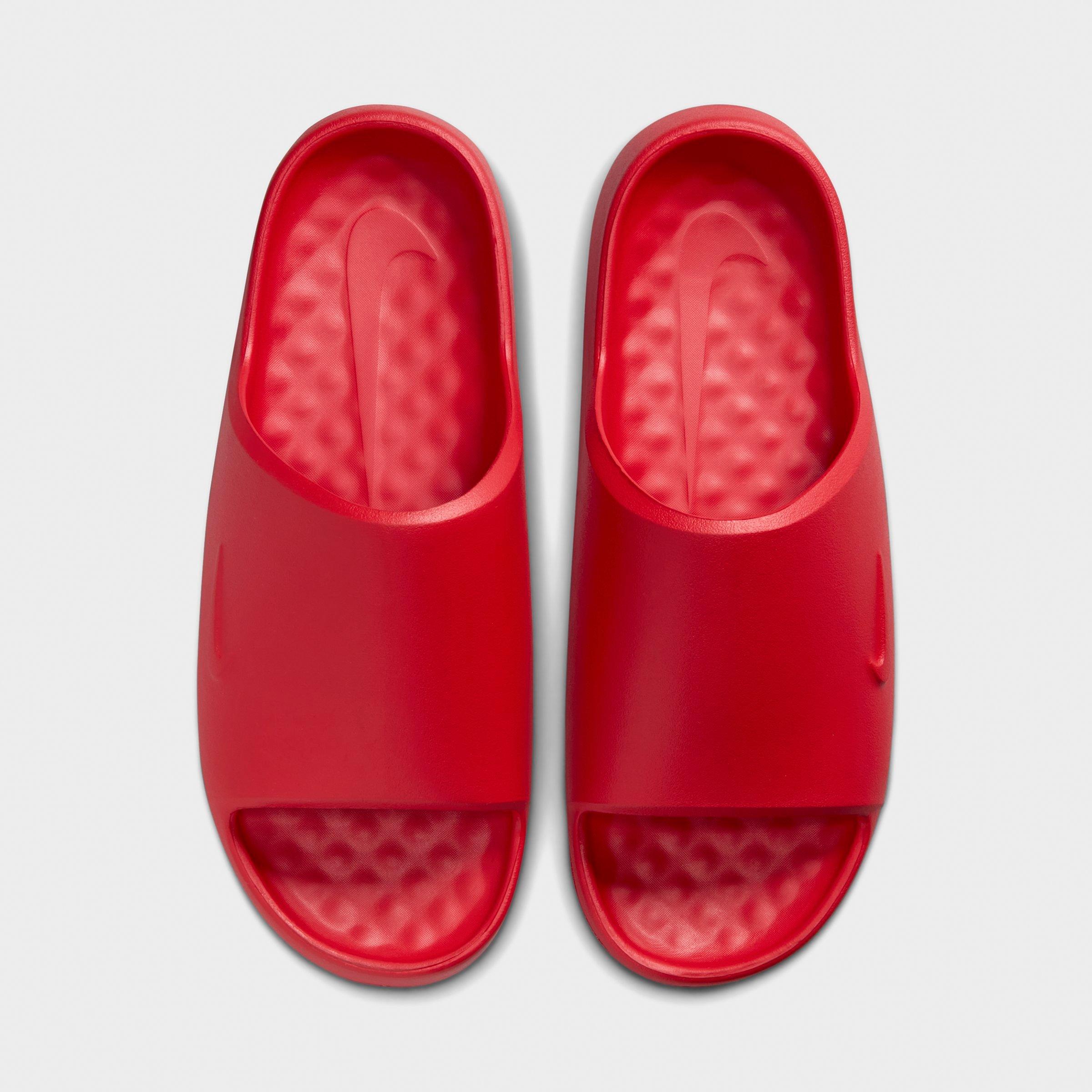 Men's Nithtke Calm 2.0 Slide Sandals - University Red/University Red - Back view