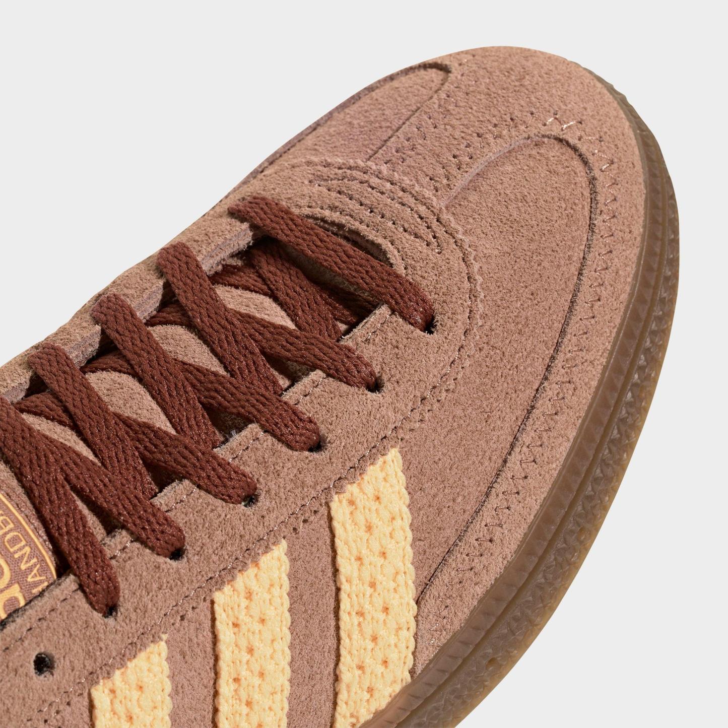Women's adidas Originals Handball Spezial Casual Shoes - Part 2 - Clay Strata/Acid Orange/Burnt Sienna - Detail shot