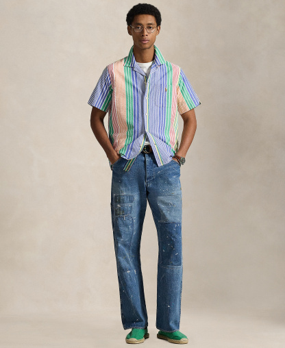 Polo Ralph Lauren Men's RL Prepster Classic-Fit Seersucker Shirt - Harbour Island Run On