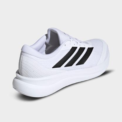Men's adidas Runfalcon 6 Cloudfoam Running Shoes - Cloud White/Core Black/Grey - Back view