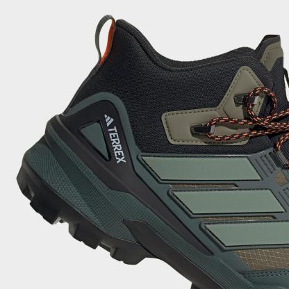 Men's adidas Terrex Skychaser Mid GORE-TEX Hiking Shoes - Olive Strata/Silver Green/Core Black - view 3