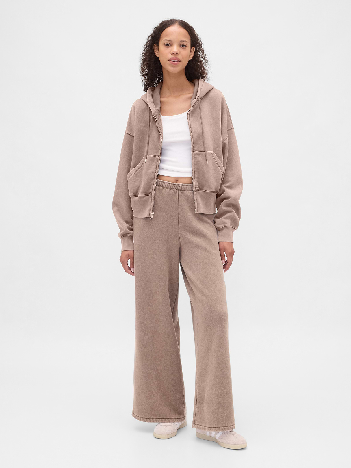 VintageSoft Baggy Sweatpants - Plymouth rock brown wash