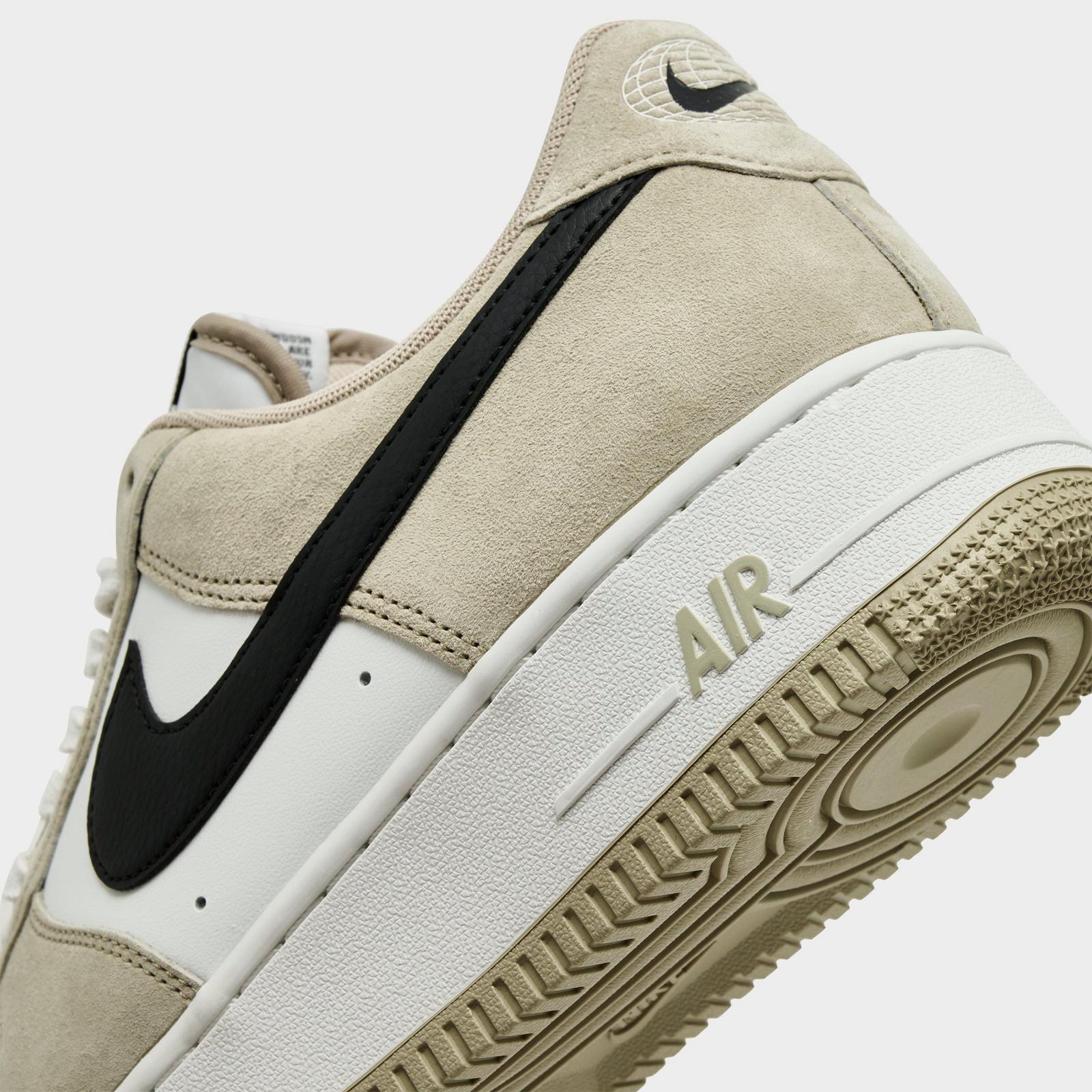 Men's Nike Air Force 1 '07 LV8 Casual Shoes - Summit White/Desert Khaki/Black
